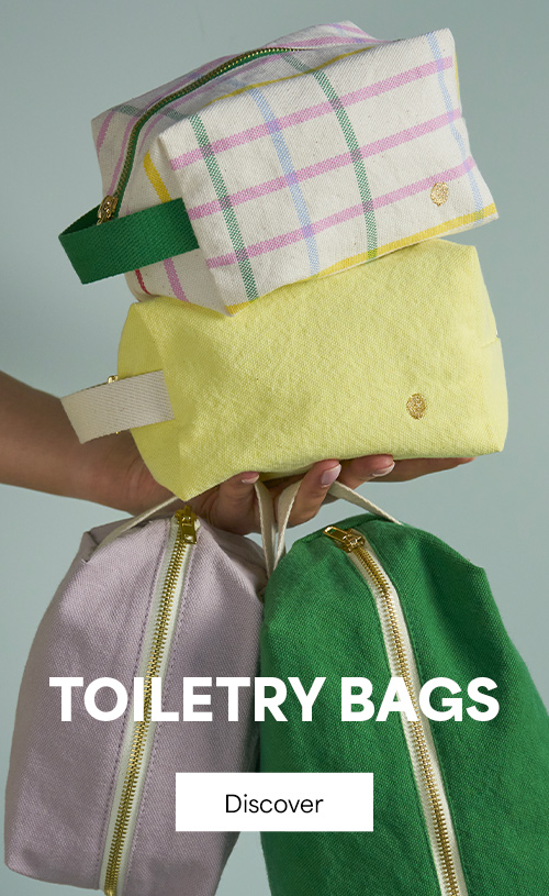 toiletry bags organic cotton